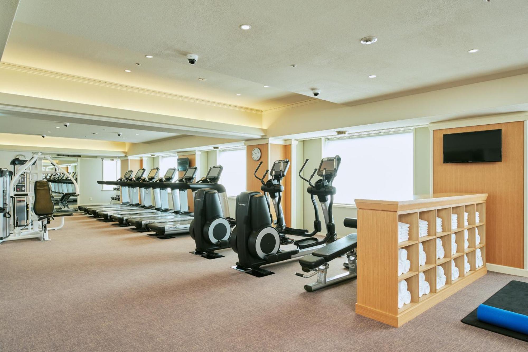 帝国ホテル東京 東京都 エクステリア 写真 The gym at the hotel